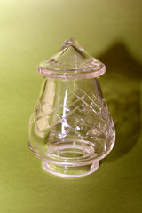 Piña tallada transparente