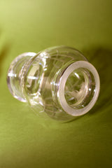 Piña tallada transparente