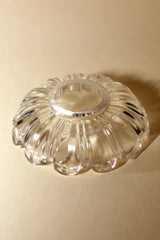 Plato de Cristal Antiguo Pétalos