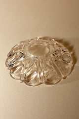 Plato de Cristal Antiguo Geométrico