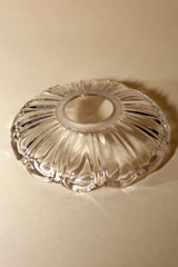 Plato de Cristal Antiguo Flor