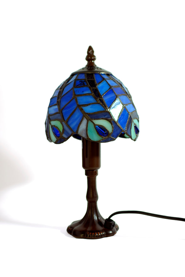 Lámpara de sobremesa Tiffany Azul