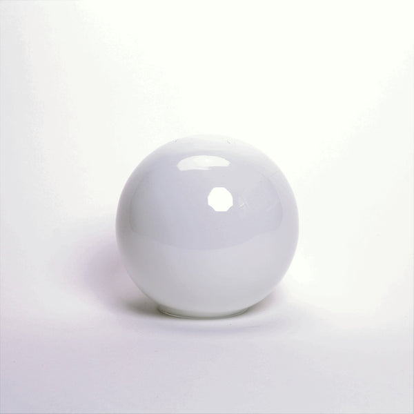 Bola de cristal blanco opal triplex sin cuello