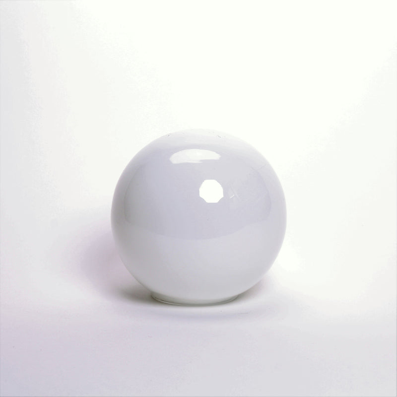 Bola de cristal blanco opal triplex sin cuello