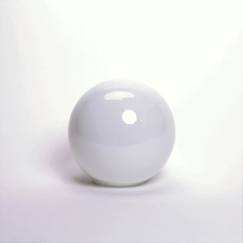 Bola blanca Ø25 cm opal triplex brillo sin cuello