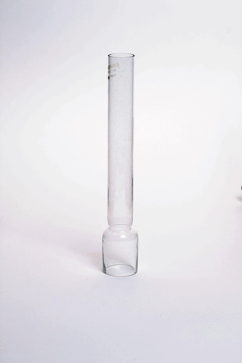 Tubo de quinqué de cristal transparente  Ø40 mm