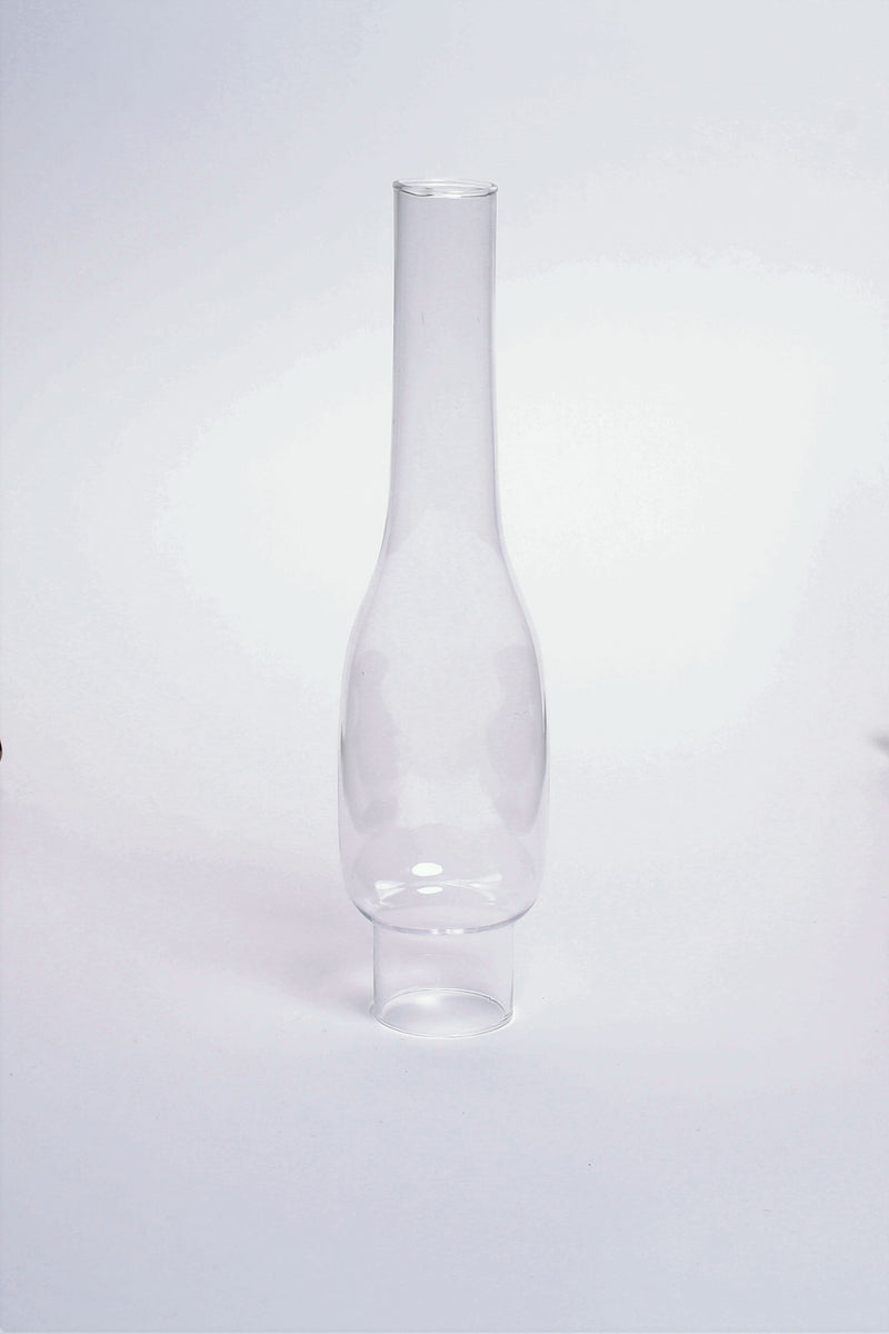 Tubo de quinqué de cristal transparente Ø43 mm
