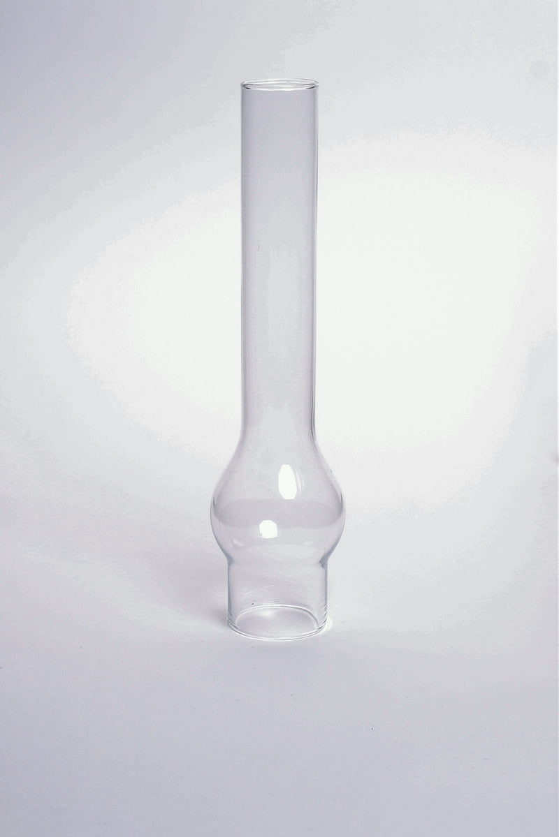 Tubo de quinqué de cristal transparente Ø48 mm
