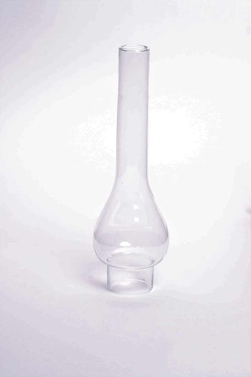 Tubo de quinqué de cristal transparente Ø50 mm