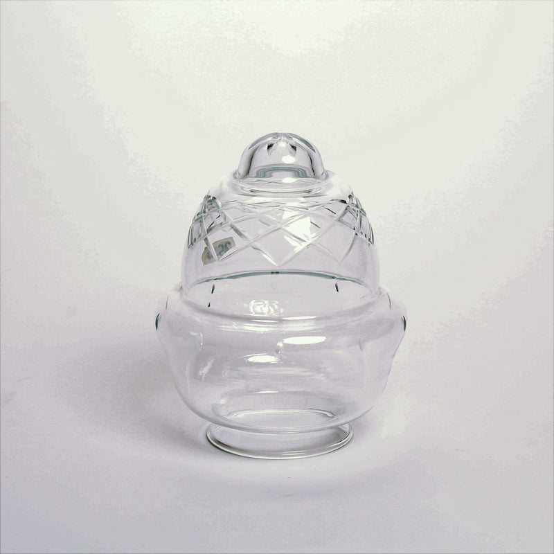 Piña cristal transparente. Modelo "108 tallada"